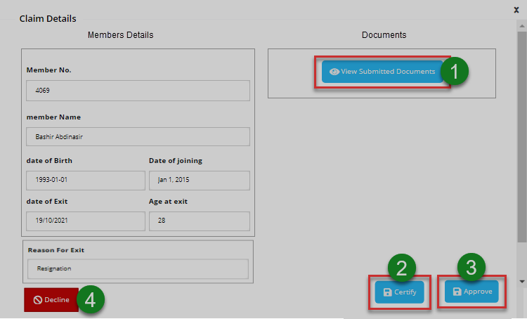 Portal landing page